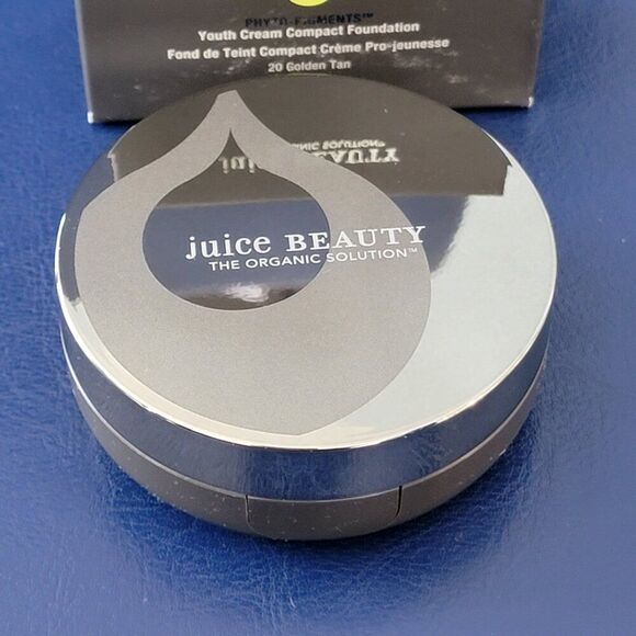 FIVE 5 Juice Beauty Phyto-Pigments Youth Cream Compact Foundation Golden Tan - Picture 9 of 13